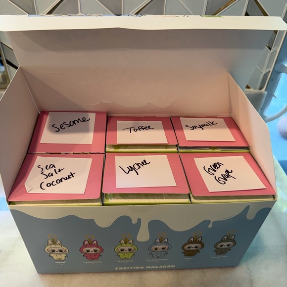 Authentic Pop Mart Exciting Macaron Labubu Plush Pendant | Lychee Berry - Picture 8 of 10